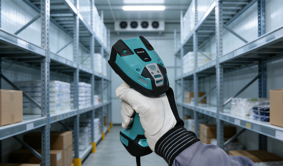 无需攀爬货架：远距离扫描枪让冷链仓储盘点效率翻倍